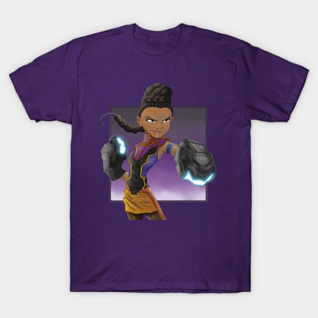 Shuri T-Shirt by CG Fan Art